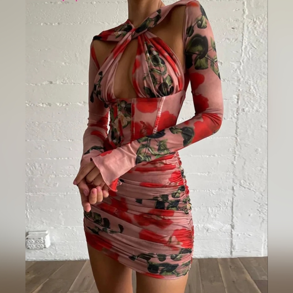 Floral Print Dress